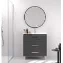 mueble baño gris ceniza