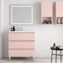 mueble 3 cajones rosa
