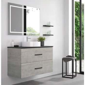 mueble baño teide con encimera resina