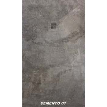 plato ducha cemento