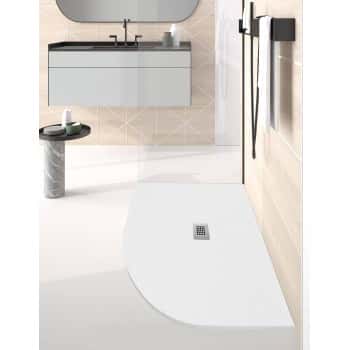 plato ducha esquina redondo