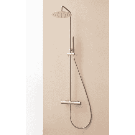 columna ducha niquel cepillado