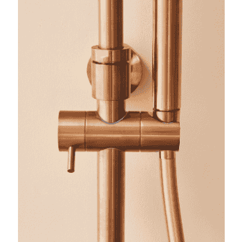 barra ducha oro rosa