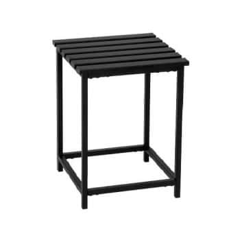 taburete baño negro