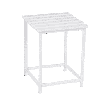 banqueta baño blanco