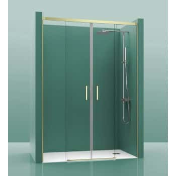 mampara a medida oro