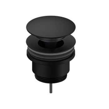 valvula desague lavabo negro mate