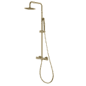 columna ducha termostatica oro cepillado