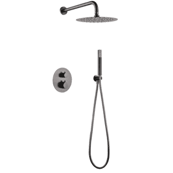 ducha empotrada monza gun metal