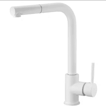 monomando cocina blanco mate