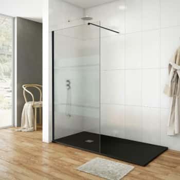 mampara screen black frost plus
