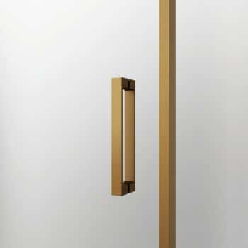 mampara oro cepillado