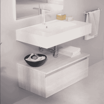 Lavabo Resina 90cm + Mueble...