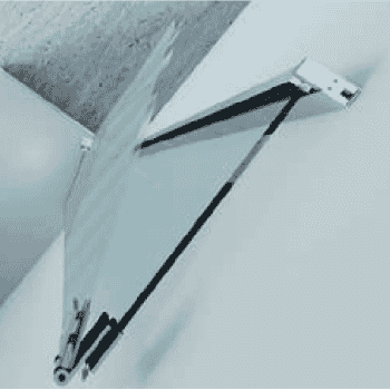 detalle cristal mampara plegado