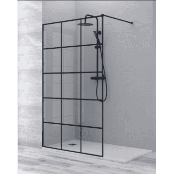 mampara ducha cuadricula