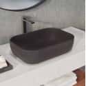 lavabo negro mate