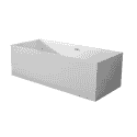 bañera exenta cuadrada