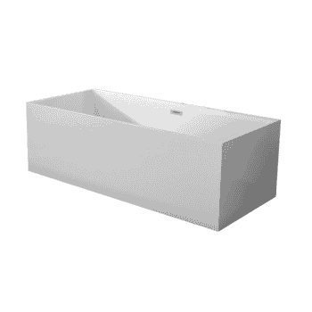 bañera exenta cuadrada