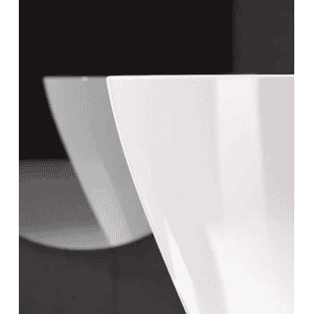 bañera exenta media luna