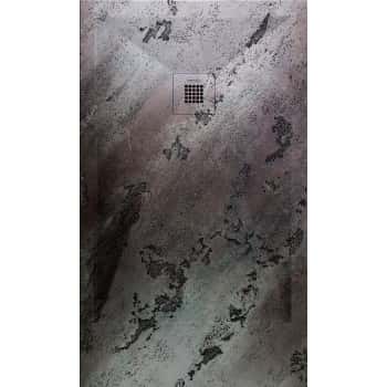 plato ducha acero oxidado