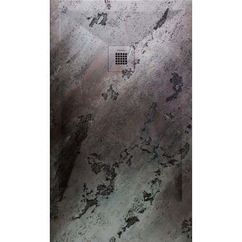 plato ducha acero oxidado