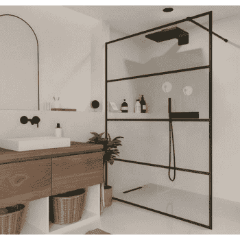 mampara fija minimalista