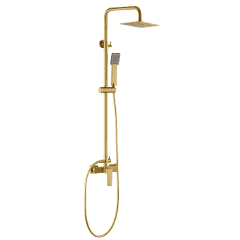 columna ducha art oro cepillado