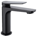 monomando lavabo napoles negro mate