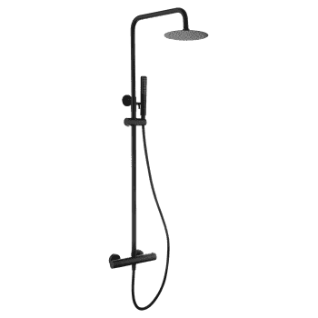 columna ducha napoles negro mate