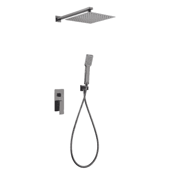 ducha empotrada black gun metal