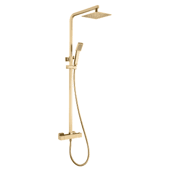 columna ducha vigo oro cepillado