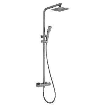 columna ducha vigo black metal gun