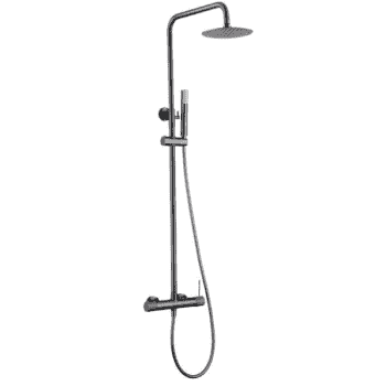 columna ducha line gun metal
