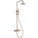 columna ducha line oro rosa cepillado