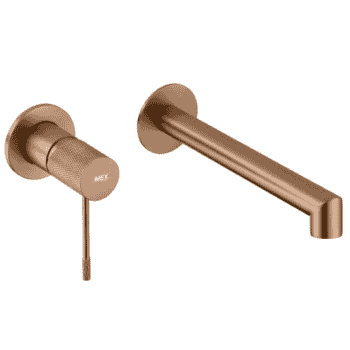 monomando line oro rosa cepillado