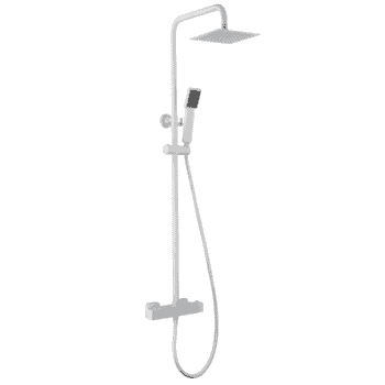columna ducha art termostatica blanca