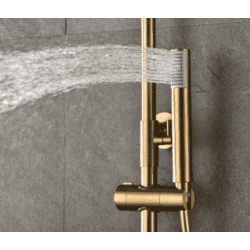 griferia monza en oro cepillado