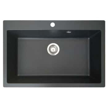 fregadero negro mate