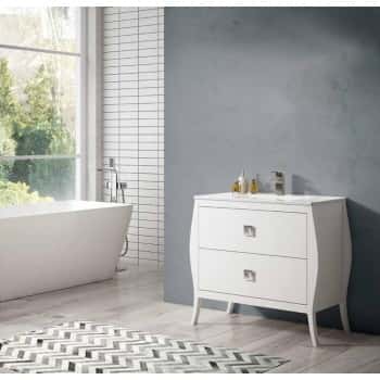 mueble baño patas redondas
