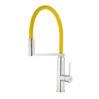 monomando cocina amarillo