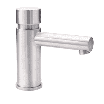 grifo lavabo temporizado acero inox