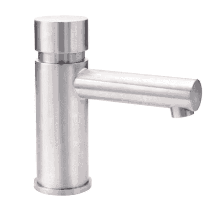 grifo lavabo temporizado acero inox