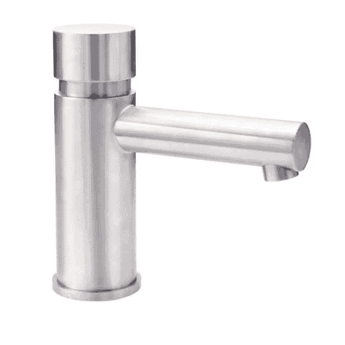 grifo lavabo temporizado acero inox