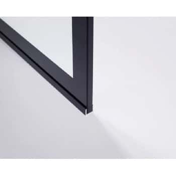 mampara perfiles negros