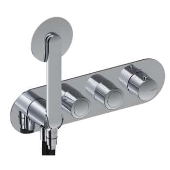 conjunto ducha termostatico empotrado dedal