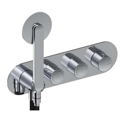 conjunto ducha termostatico empotrado dedal