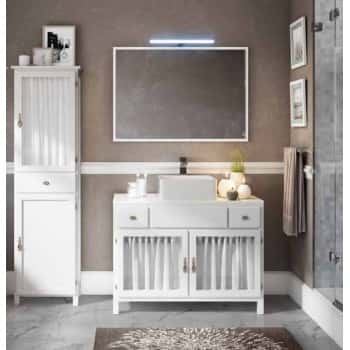 mueble baño rustico