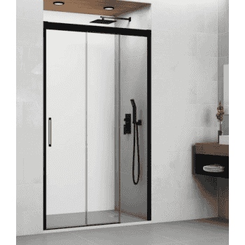 mampara trio negro mate