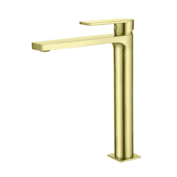 monomando alto alpha oro cepillado