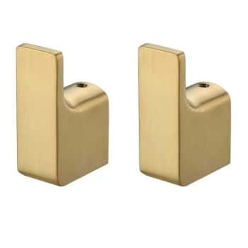 percha baño oro cepillado